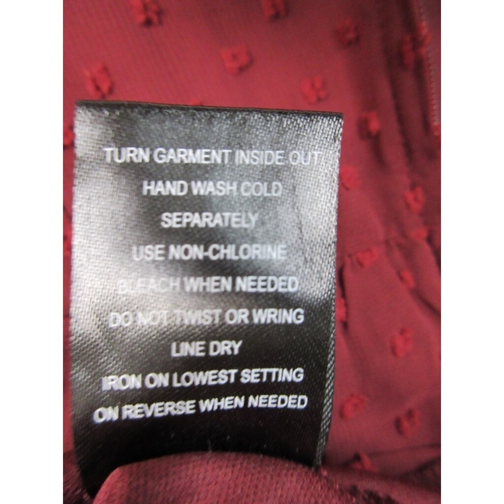 Trixxi Dress Womens L Red‎ Sheer Dark Romance Cottagecore Whimsy Earthy Ethereal - Picture 12 of 16